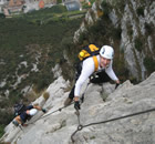 Lago di Garda arrampicata ferrata Pisetta